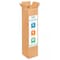 Idl Packaging 4 in x 4 in x 18 in Shipping Box, Kraft, Corrugate, Single Wall, 200#, 10 PK B-4418-10 - alternate 1